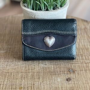 Brighton Classic Black Leather Wallet